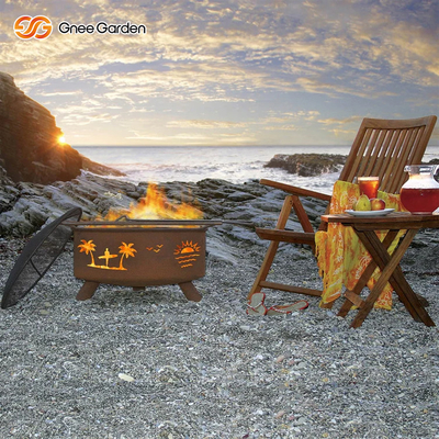 مقاومة التآكل المعدنية كورتين الصلب Firepits OEM ODM الخدمة
