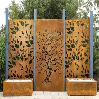 معيار ASTM Metal Garden Products الليزر قطع كورتين الصلب لوحات الشاشة