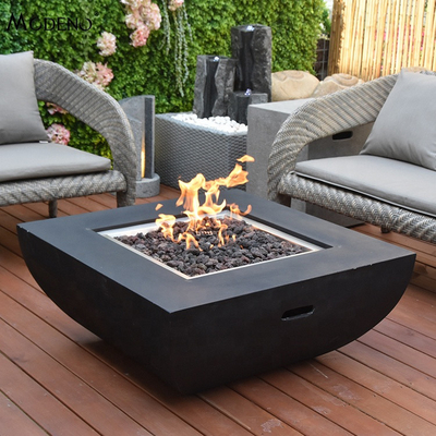 Corten Steel Gas Fire Pit Heater البروبان في الهواء الطلق النار حفرة الجدول