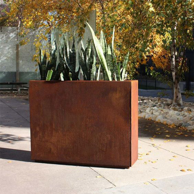 قطع الصدأ بالليزر لإنهاء أعمال Corten Steel Planter