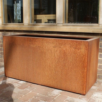 قطع الصدأ بالليزر لإنهاء أعمال Corten Steel Planter
