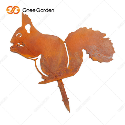 AISI GB Grade Corten Steel Garden الحلي النحت الحيواني