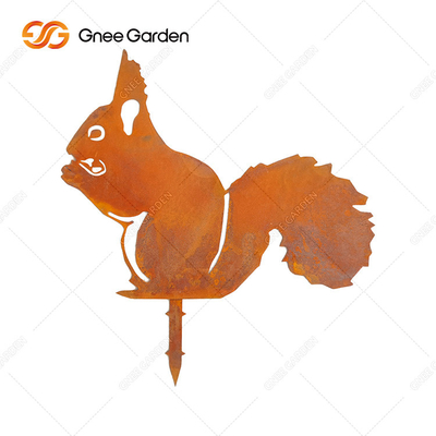 AISI GB Grade Corten Steel Garden الحلي النحت الحيواني