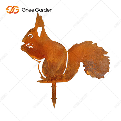 AISI GB Grade Corten Steel Garden الحلي النحت الحيواني