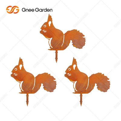 AISI GB Grade Corten Steel Garden الحلي النحت الحيواني