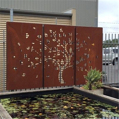 معيار ASTM Metal Garden Products الليزر قطع كورتين الصلب لوحات الشاشة