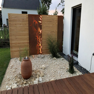منتجات الحدائق المعدنية الفنية المعمارية شاشات Corten Steel متينة للحدائق