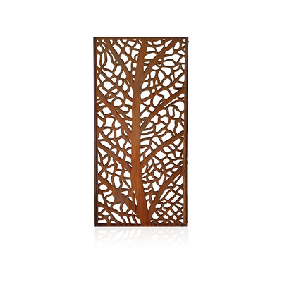 قواطع غرفة معدنية من الصلب من Corten مخصصة لغرفة المعيشة في المنزل