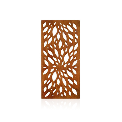 منتجات الحدائق المعدنية المزخرفة الفنية من Corten Steel لوحات الخصوصية والدليل على الطقس