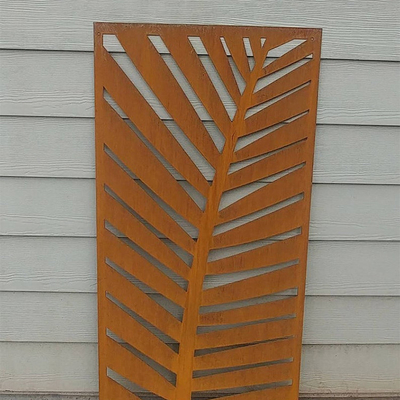 ديكور خارجي مصنوع حسب الطلب من Corten Steel شاشات حدائق بسماكة 2.5 مم