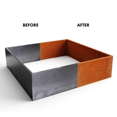 OEM ODM Corten Steel أثارت أسرة معدنية أثارت خضروات أسرة مقاومة للتآكل