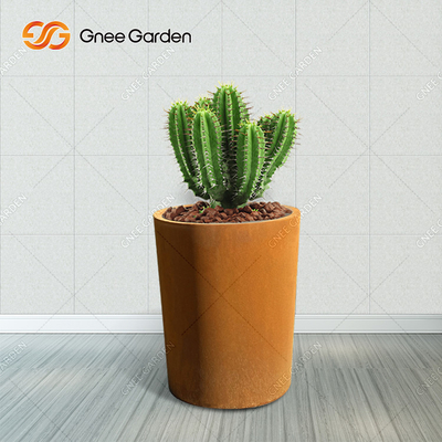 OEM ODM في الهواء الطلق المعادن الغراس ، صناديق الغراس المعدنية الصدئة Corten Steel