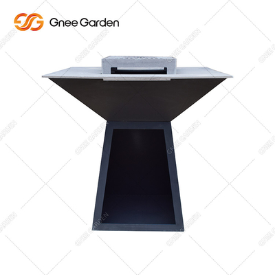 Garden Outdoor Teppanyaki Bbq Grill كبير الحجم متعدد الوظائف مع طهي الحافة