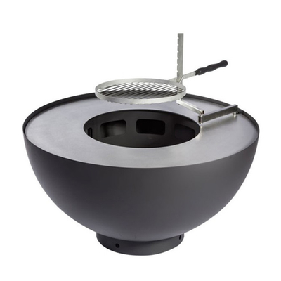 التخييم في الهواء الطلق الطبخ Corten Steel Bbq Grill الزخرفية النار حفرة الشواية