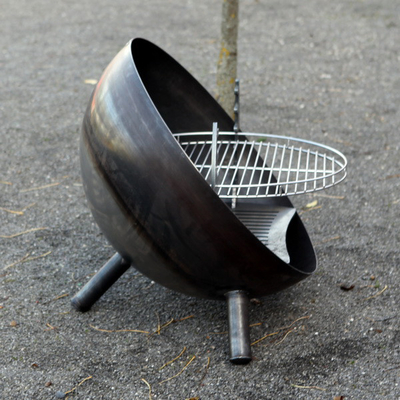 حرق الأخشاب Corten Metal الطبخ في الهواء الطلق شوايات الفحم الشواء Corten Steel Bbq