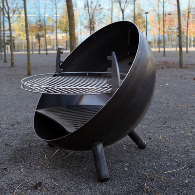 شوايات الطبخ الخارجية الكبيرة من كورتن ستيل Fire Pit Fire Bowl BBQ Grill