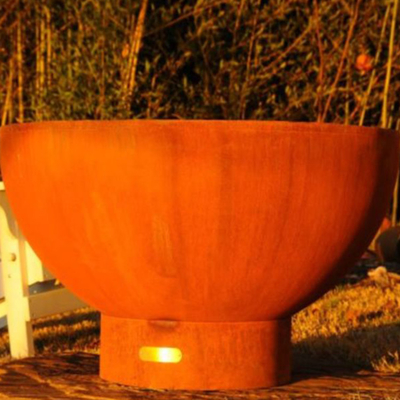 تخصيص الليزر قطع Firepits المحمولة كورتين الصلب حفرة النار في الهواء الطلق مسبقة الصنع