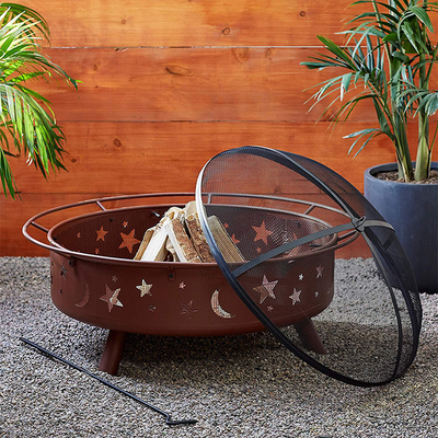 تخصيص المعادن ختم الصلب النار حفرة كورتين الصلب Firebowl سمك 3 مم