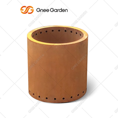 Corten Steel Fire Pit في الهواء الطلق Corten Steel Fire Pit Rusty Wood Burning