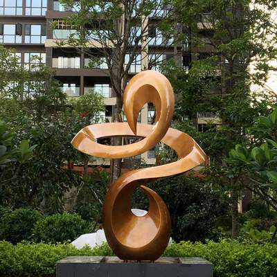 Gnee Garden Circle مجردة الفولاذ المقاوم للصدأ النحت الإبداعي